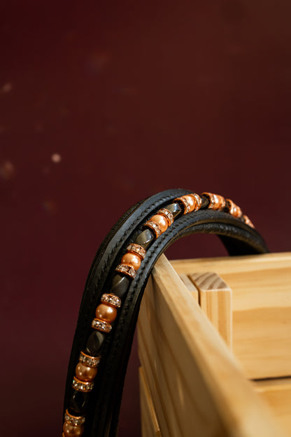 18" Browband: Rosegold Classic