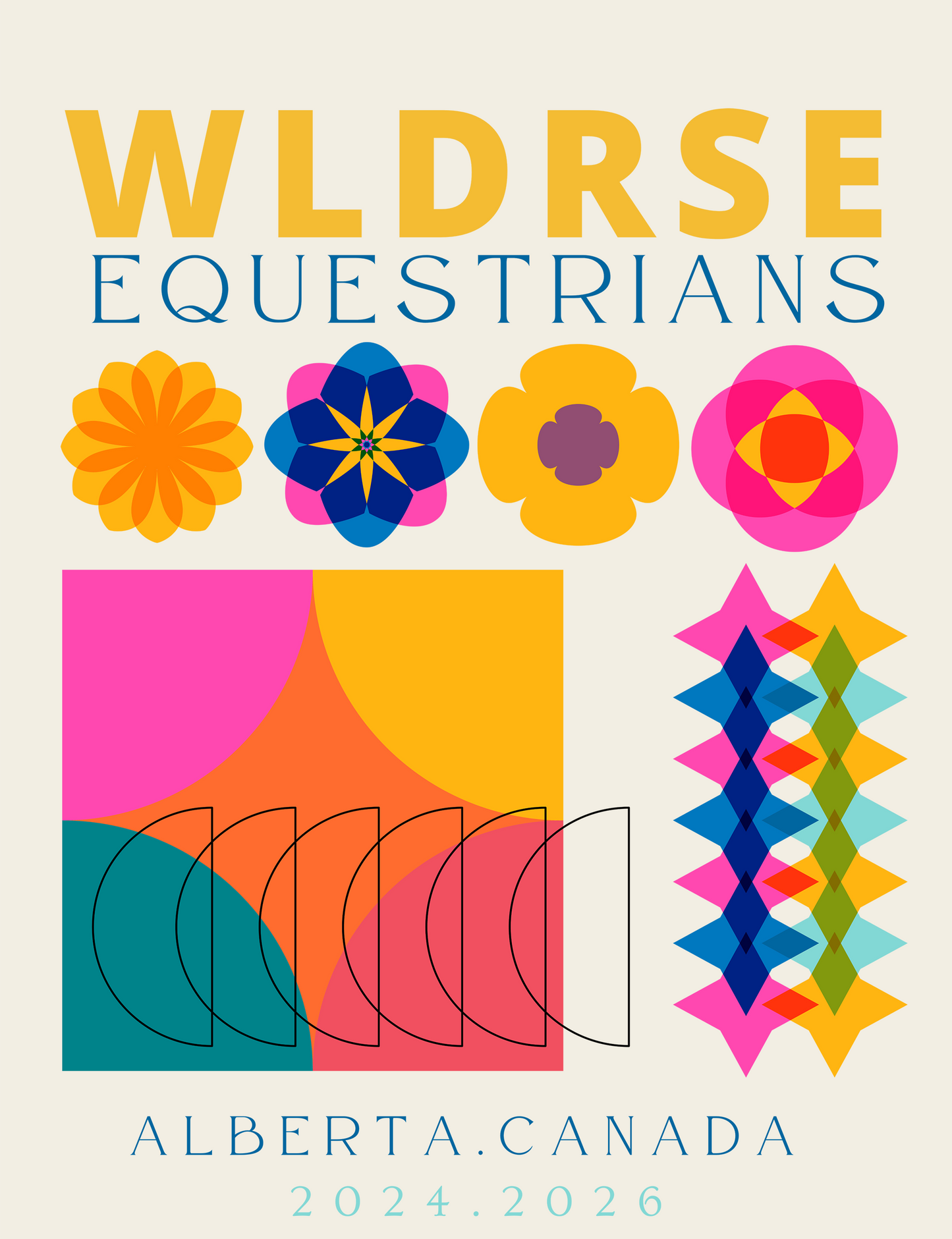 Wildrose Equestrians | Retro Tee